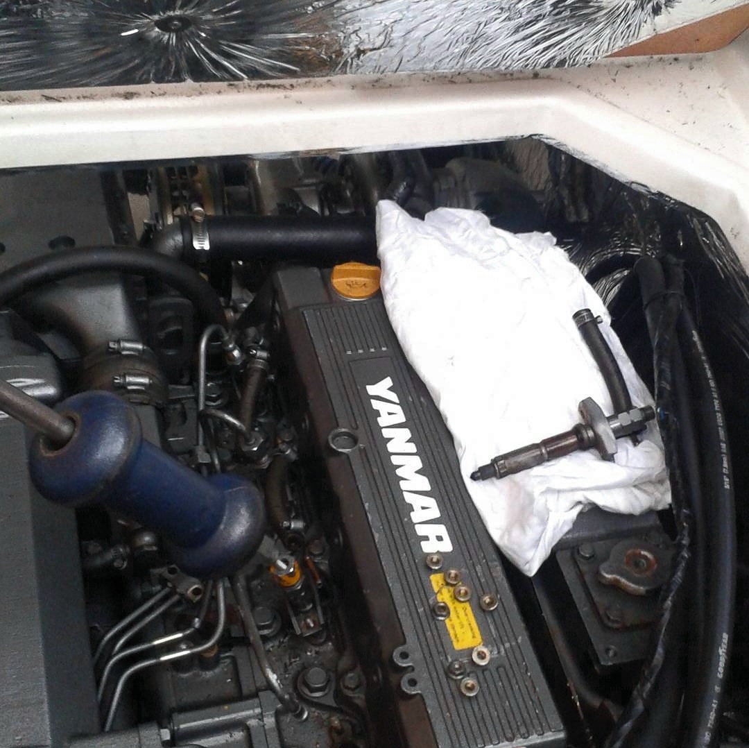 Service av spridare Yanmar